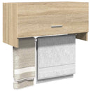 garderobe 70x32,5x35 cm konstrueret træ sonoma-eg