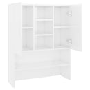 badeværelsesskab 70,5x25,5x90 cm hvid højglans
