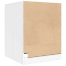 vaskemaskineskab 71x71,5x91,5 cm hvid