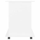 rulleskab 60x45x60 cm konstrueret træ hvid