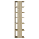 skoskab 27,5x27x102 cm konstrueret træ sonoma-eg