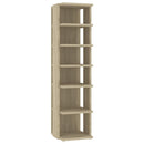 skoskabe 2 stk. 27,5x27x102 cm sonoma-eg