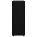 klædeskab 80x40x110 cm konstrueret træ sort