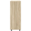 klædeskab 80x40x110 cm konstrueret træ sonoma-eg