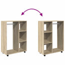 klædeskab 80x40x110 cm konstrueret træ sonoma-eg