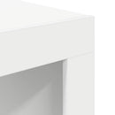 sofabord 50x50x35 cm konstrueret træ hvid