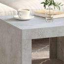 sofabord 50x50x35 cm konstrueret træ betongrå