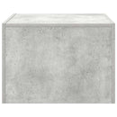 sofabord 50x50x35 cm konstrueret træ betongrå