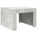 sofabord 50x50x35 cm konstrueret træ betongrå