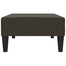 fodskammel 78x56x32 cm fløjl mørkegrå
