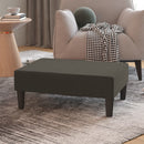 fodskammel 78x56x32 cm fløjl mørkegrå