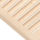 skabslåger 4 stk. 39,5x39,4 cm lameldesign massivt fyrretræ