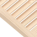 skabslåger 2 stk. 61,5x39,4 cm lameldesign massivt fyrretræ