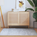 skabslåger 2 stk. 61,5x49,4 cm lameldesign massivt fyrretræ