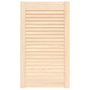 skabslåge 69x39,4 cm lameldesign massivt fyrretræ