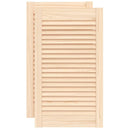 skabslåger 2 stk. 69x39,4 cm lameldesign massivt fyrretræ