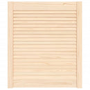 skabslåge 69x59,4 cm lameldesign massivt fyrretræ