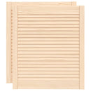 skabslåger 2 stk. 69x59,4 cm lameldesign massivt fyrretræ