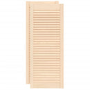 skabslåger 2 stk. 99,5x39,4 cm lameldesign massivt fyrretræ