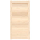 skabslåge 99,3x49,4 cm lameldesign massivt fyrretræ