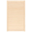skabslåge 99,3x59,4 cm lameldesign massivt fyrretræ