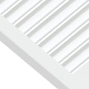skabslåger 2 stk. 61,5x39,4 cm lameldesign massivt fyr hvid