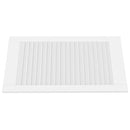 skabslåge 69x39,4 cm lameldesign massivt fyrretræ hvid