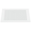 skabslåger 2 stk. 69x39,4 cm lameldesign massivt fyr hvid