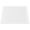 skabslåger 4 stk. 69x59,4 cm lameldesign massivt fyr hvid