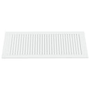 skabslåge 99,3x39,4 cm lameldesign massivt fyrretræ hvid