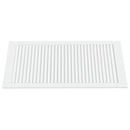 skabslåger 2 stk. 99,3x49,4 cm lameldesign massivt fyr hvid