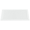 skabslåger 4 stk. 99,3x49,4 cm lameldesign massivt fyr hvid