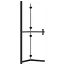 foldbar brusevæg 80x190 cm transparent sikkerhedsglas