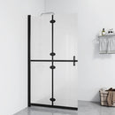 foldbar brusevæg 120x190 cm matteret sikkerhedsglas