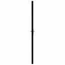 indvendig dør 102,5x201,5 cm sikkerhedsglas og aluminium sort