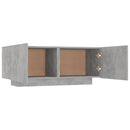 sengeskab 100x35x40 cm konstrueret træ betongrå