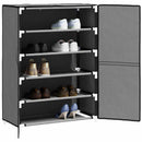 skoskab 60x28x90 stof grå