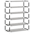 skoskab 60x28x90 stof grå