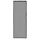 skoskab 60x28x90 stof grå