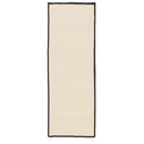 skoskab 60x28x90 stof cremefarvet