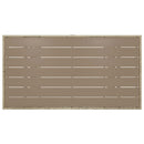 havebord 120x70x66 cm polyrattan grå