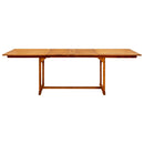 havebord (160-240)x100x75 cm massivt akacietræ