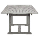 havebord (160-240)x100x75 cm massivt akacietræ