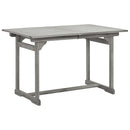 havebord (120-170)x80x75 cm massivt akacietræ