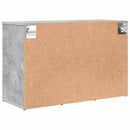 Sko skab med hylde Betongrå 77,5 x 30 x 51 cm Konstrueret træ