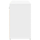 Sko skab med hylde Hvid 103 x 30 x 51 cm Konstrueret træ