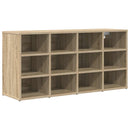 Sko skab med hylde Sonoma eg 103 x 30 x 51 cm Konstrueret træ