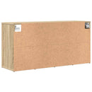 Sko skab med hylde Sonoma eg 103 x 30 x 51 cm Konstrueret træ