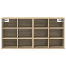 Sko skab med hylde Sonoma eg 103 x 30 x 51 cm Konstrueret træ
