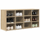 Sko skab med hylde Sonoma eg 103 x 30 x 51 cm Konstrueret træ